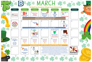 ✨March 2026 Activity Calendar ✨